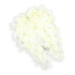 A serene pair of angel-wing funeral flowers appears to float against a perfectly white background, the arrangement radiating quiet comfort that would feel at home in a peaceful Gerrards Cross chapel. Each wing is shaped with meticulous care from a dense covering of tiny white blossoms, most likely miniature chrysanthemums and spray carnations, arranged so closely that they form a smooth yet textured surface. At the center of many blooms, soft touches of pale green and light yellow peek through, introducing delicate variation and a sense of freshness to the otherwise all-white design. Along the outer curves and tips, a generous border of white feathers has been added, their soft, downy strands overlapping like gentle clouds. These feathers break the sharp outline of the wings, making them look light, airy, and almost suspended in mid-air. A faint shadow cast on the white background gives depth and dimension, allowing the wings to stand out clearly without losing their purity. The composition suggests calm, stillness, and spiritual presence, ideal as a tribute for a funeral, cremation service, or memorial gathering in the Gerrards Cross area. It carries the symbolism of an angel's embrace, offering comfort to those in mourning, and reflecting themes of protection, safe passage, and eternal peace. This kind of floral angel wing design, often prepared by Flower Delivery Gerrards Cross for local services, speaks gently when words feel difficult, providing a dignified and heartfelt way to honour a loved one's memory.